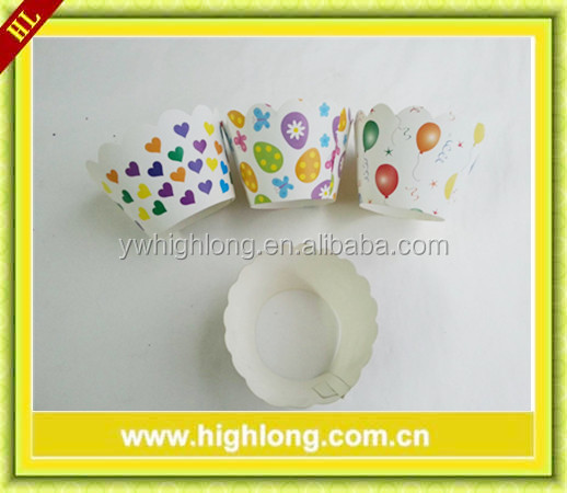 different colour Stripe Cupcake decoration cupcake Wrappers