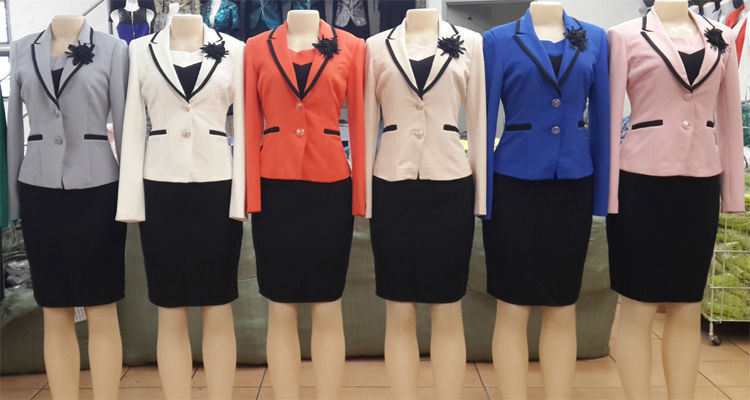 最新のアフリカの2015女性ブレザースーツ、 スーツの女性仕入れ・メーカー・工場