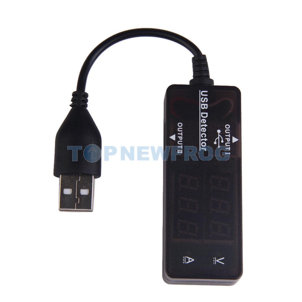 Купить t2n2 yb26va usb детектор двойной вольтметр и амперметр красный и ...