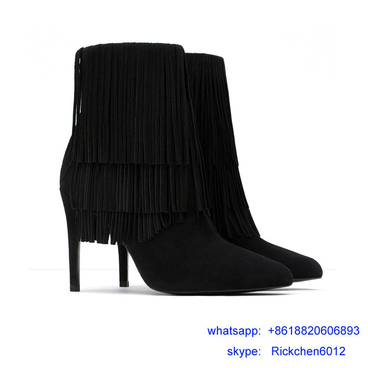 wholesale 2016 winter thin high heel women boots