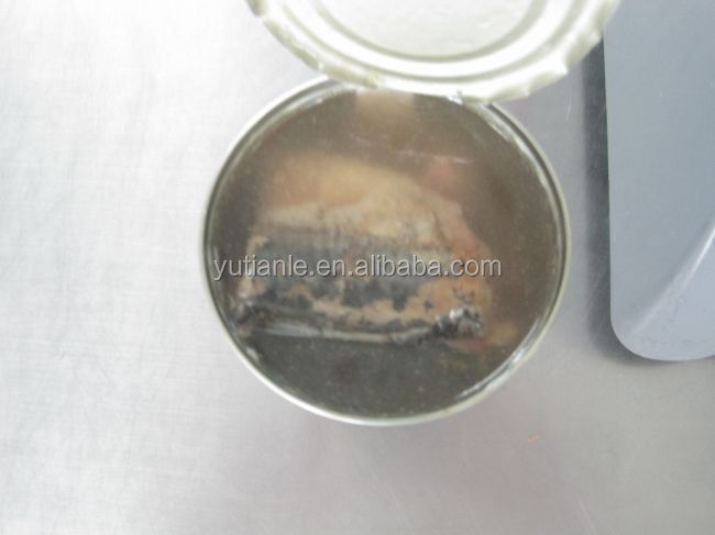 425g EU Certificate Canned Mackerel In Brine