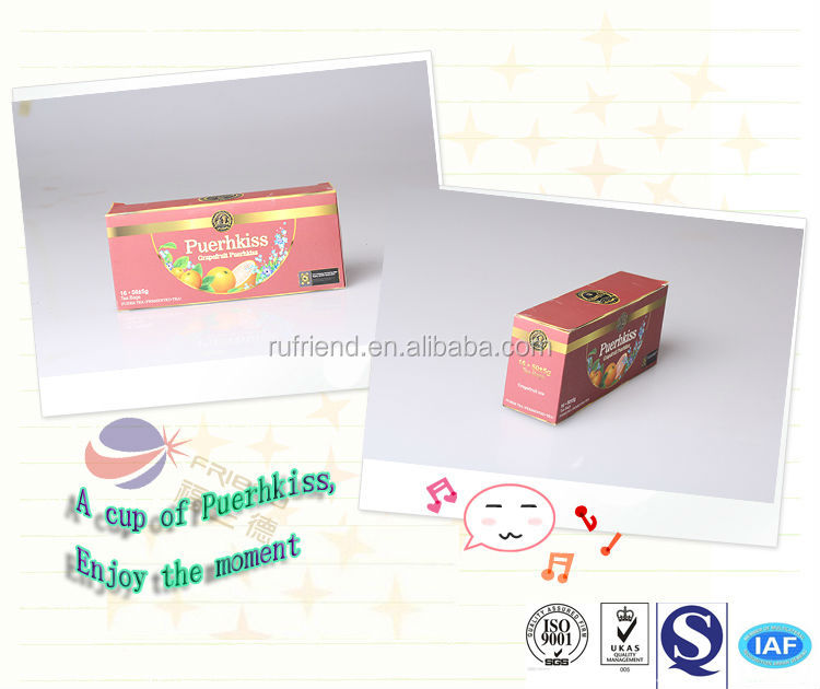 Chinese fit compressed empty grapefruit tea bag