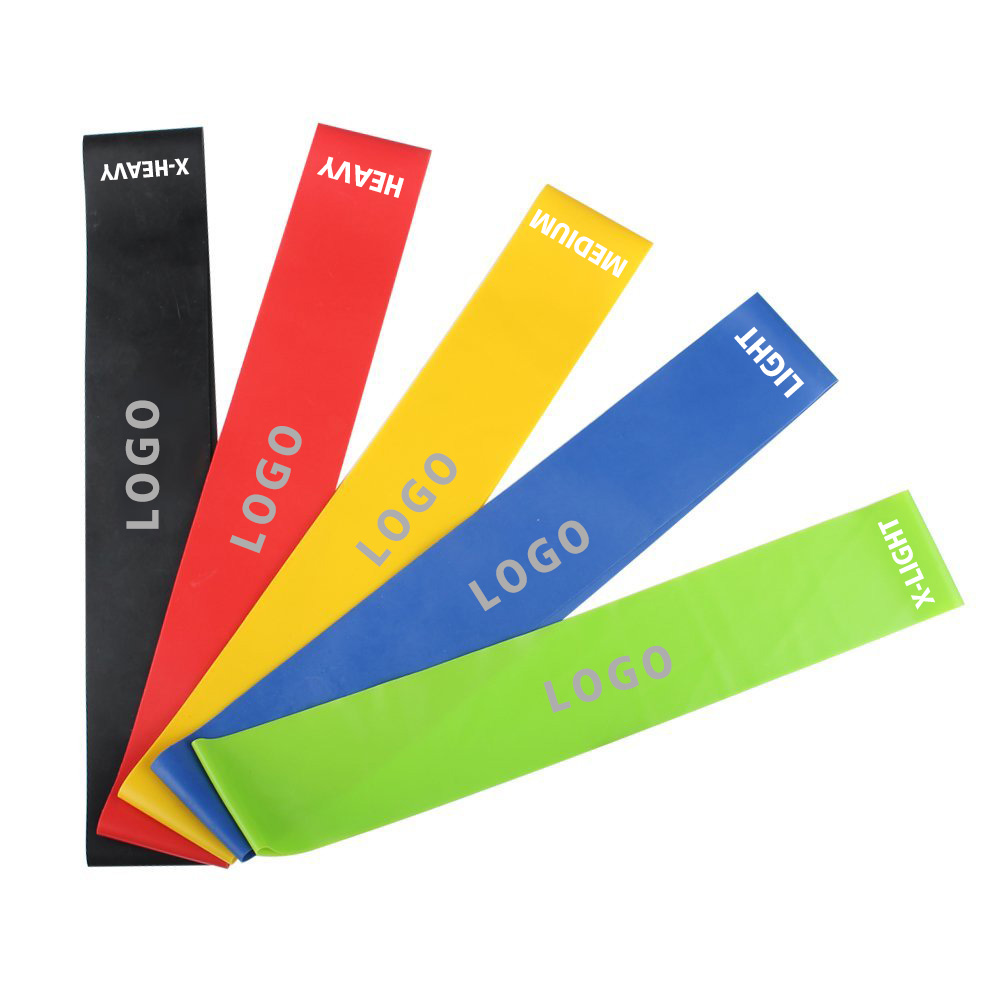 Yoga Fitness Custom Printed Latex Resistance Loop Band