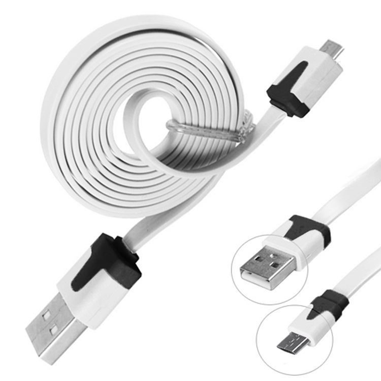 1M 2M 3M High speed flat noodle micro data micro usb power cable for Samsung
