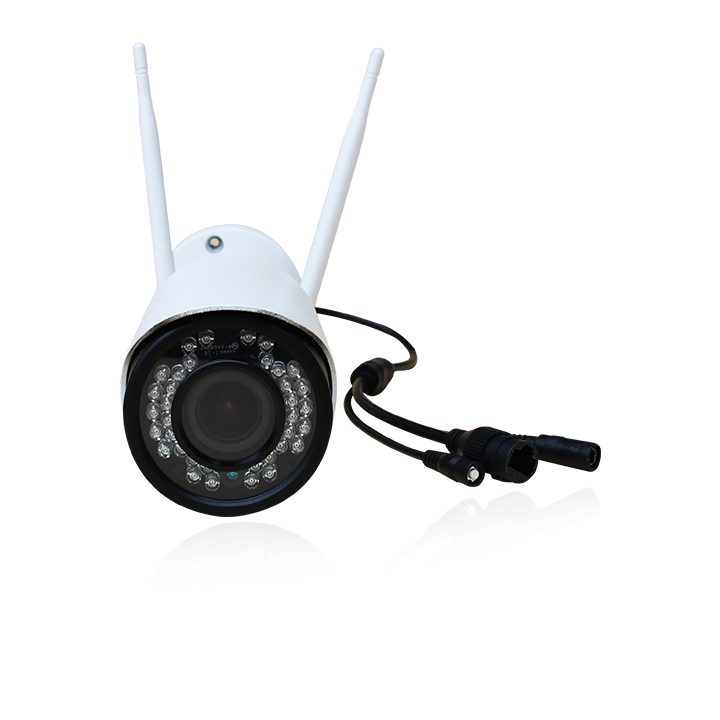 2.812mm Motorized Zoom Lens Outdoor 4mp Wireless Cctv Camera With