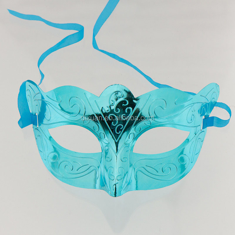 DX-MK-1838笑顔プラスチックハロウィーンパーティーマスク都市スパンコールマスカレードマスク販売仕入れ・メーカー・工場