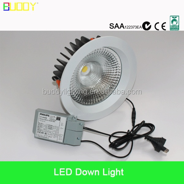 50 ワット cob led ダウン ライト 4500lm 200 ミリメートル切り抜き穴仕入れ・メーカー・工場