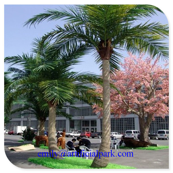 factory price high quality fake coconut tree home/beach/pool/park/building outdoor decoration artificial coconut tree