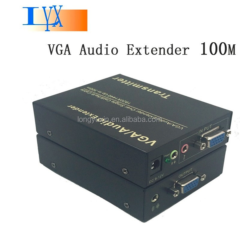 Vga エクステンダー で オーディオ vga信号アンプ延長100 メートル仕入れ・メーカー・工場