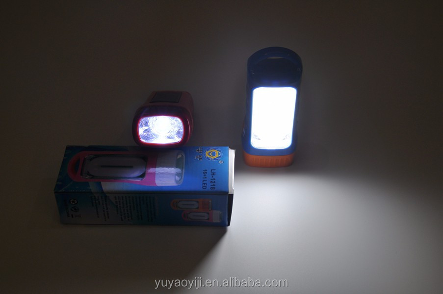 2016新しいモデル熱い販売16smd + 1ledソーラー懐中電灯高品質LH-1228仕入れ・メーカー・工場