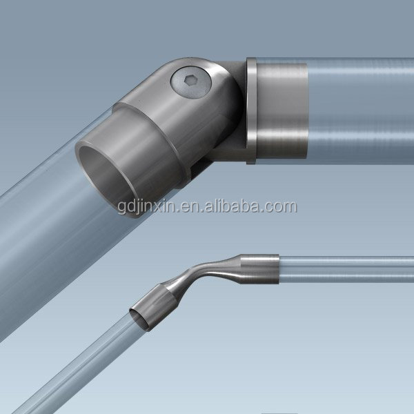 steel fitting y pipe Inox Rotula Articulada Acero De Union Barandillas Para