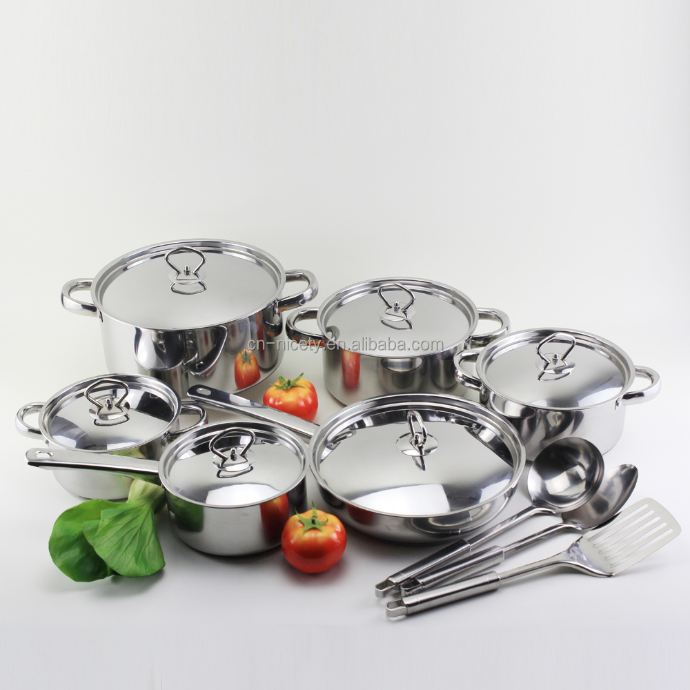 Wholesale High quality and competitive price 15pcs stainless steel