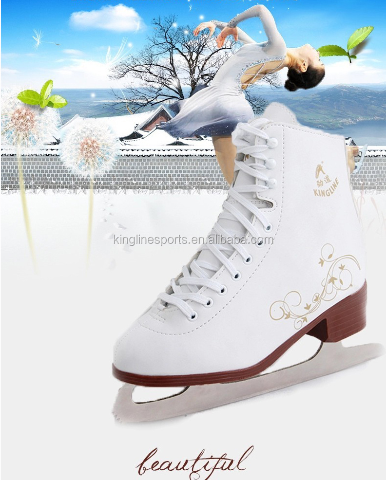 大人アイスフィギュアスケートの靴、 アイスフィギュアjd001女性のための靴仕入れ・メーカー・工場
