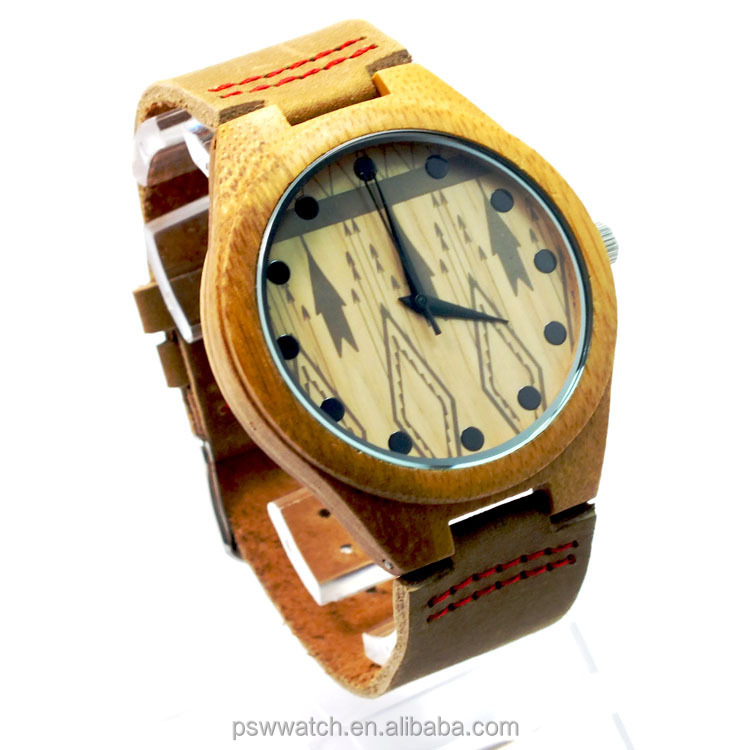 Japan Miyota 2035 movt new wood watches for sale