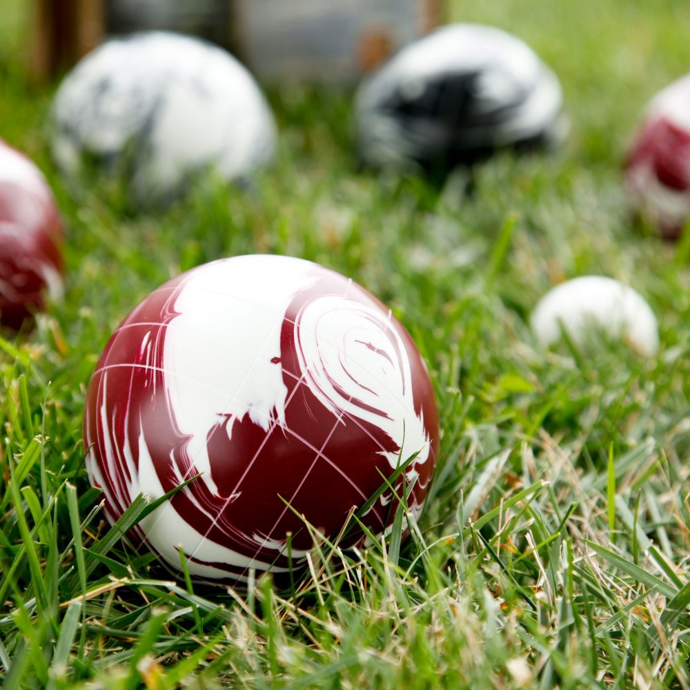 Professional Marbled 100mm Boccia Ball Set Marble Bocce Ball Set Marble