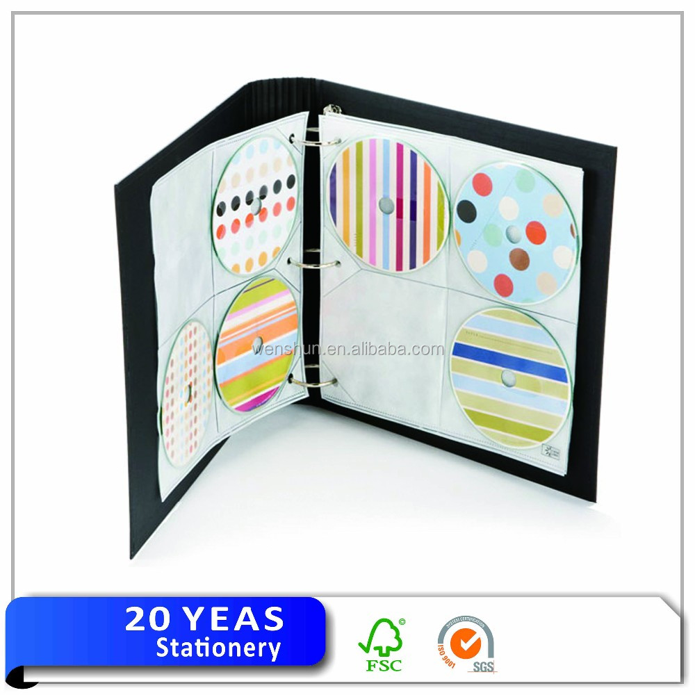 Hot selling handmade hard cover 3 ring binder paper file folder