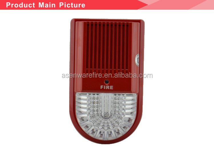 Sounder And Flash Strobe Led Light /warning Light/fire Alarm Bell For