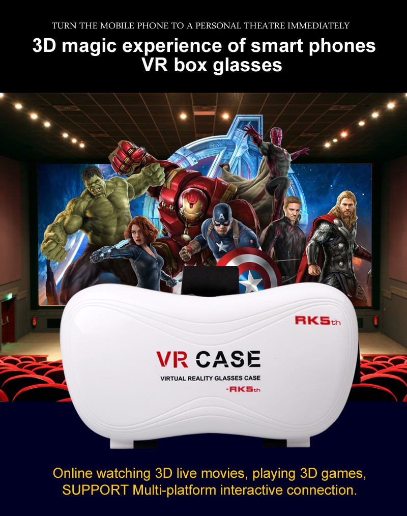 新しい仮想現実3d vrボックス用3d moivesとゲーム3d vrメガネ3d vrケース用スマートフォン仕入れ・メーカー・工場