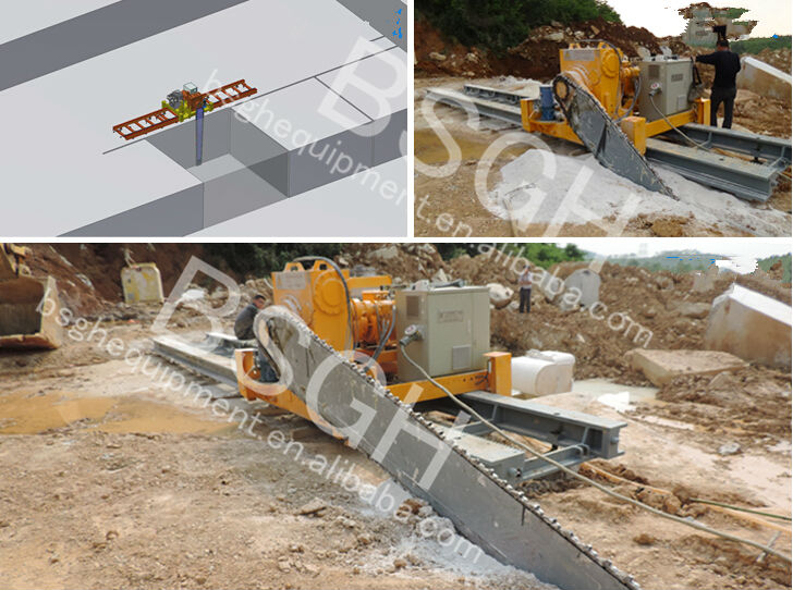 Bslbj2500 Arm Chain Saw Cutting Machine,Cutting Stone Chain Saw,Chain