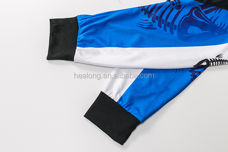 デジタル印刷されたロイヤルブルー釣りジャージ卸売安いロングスリーブフィッシングシャツ仕入れ・メーカー・工場