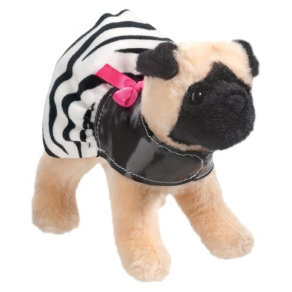 black pug soft toy