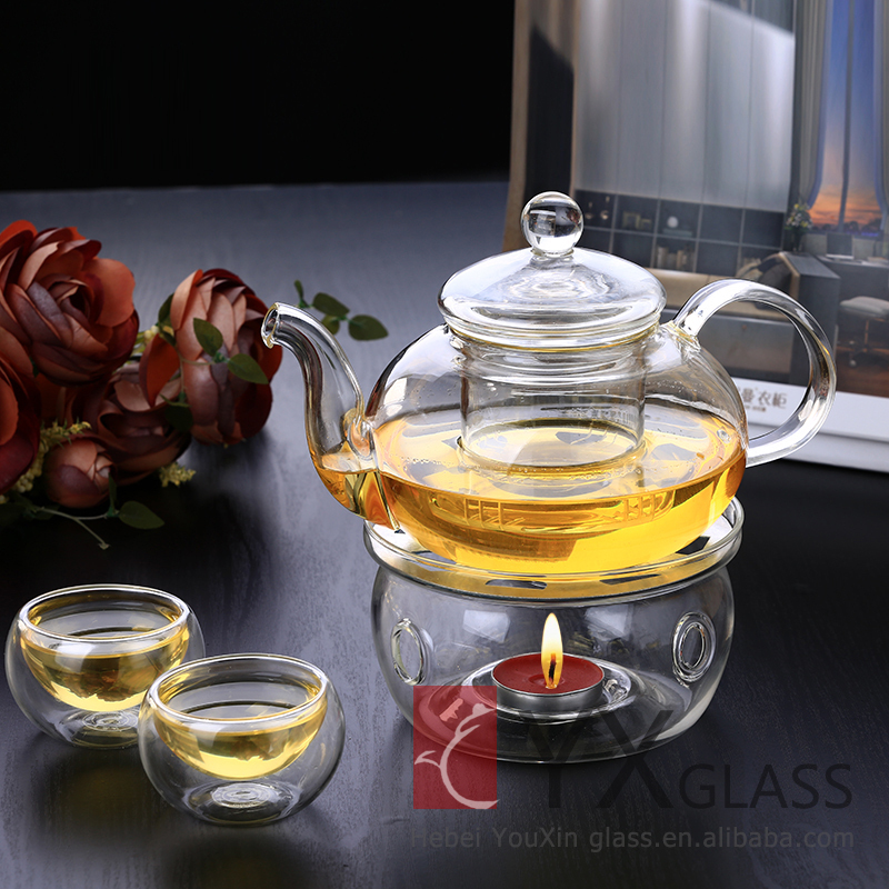 販売上の250ミリリットル2015茶のガラスポット! 透明な耐熱ティーポットとガラスのティーポット仕入れ・メーカー・工場