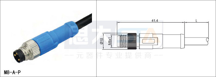 防水ip67m8コネクタ仕入れ・メーカー・工場