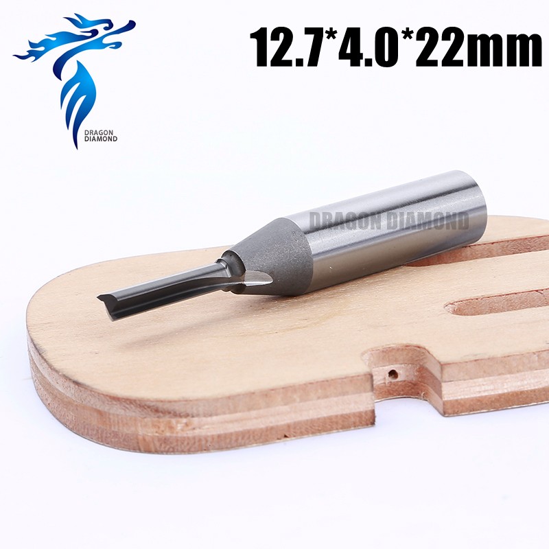 12.7*4*22ミリメートルcncストレートエンドミルdooubleフルートスロット木工挿入ルーターツールソリッド超硬tctエンドフライスカッターmdf pvc仕入れ・メーカー・工場