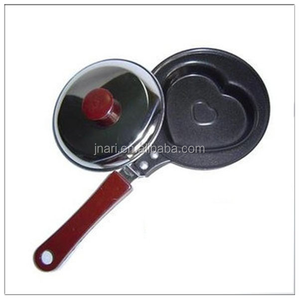 Easy Use Good for Pancake & Fry Egg and Chocolate Heart Shape Mini Fry Pan