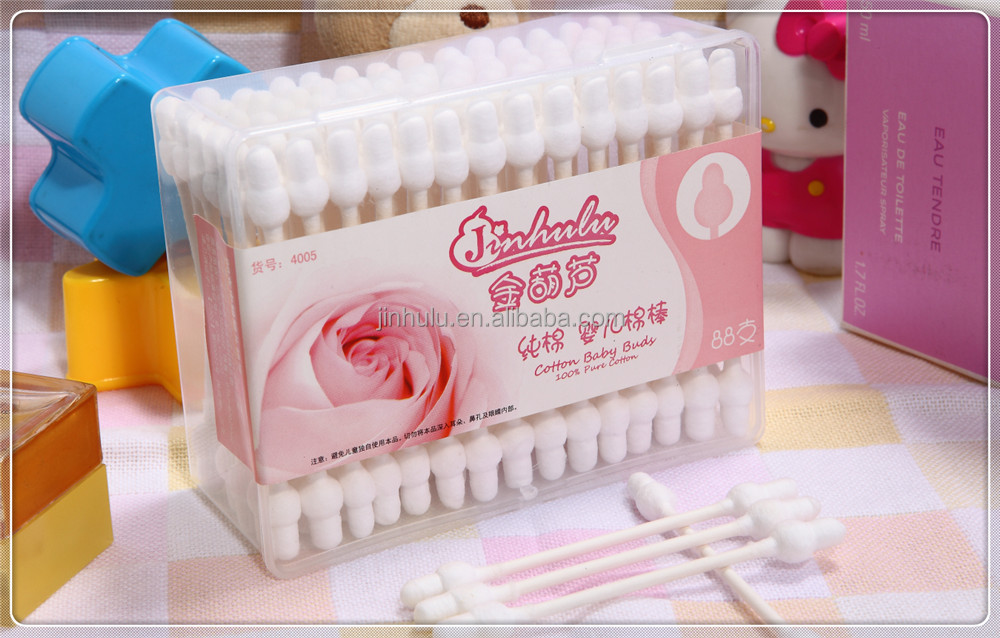 88pcs paper stick in PP box baby safty ear cleaning cotton buds問屋・仕入れ・卸・卸売り