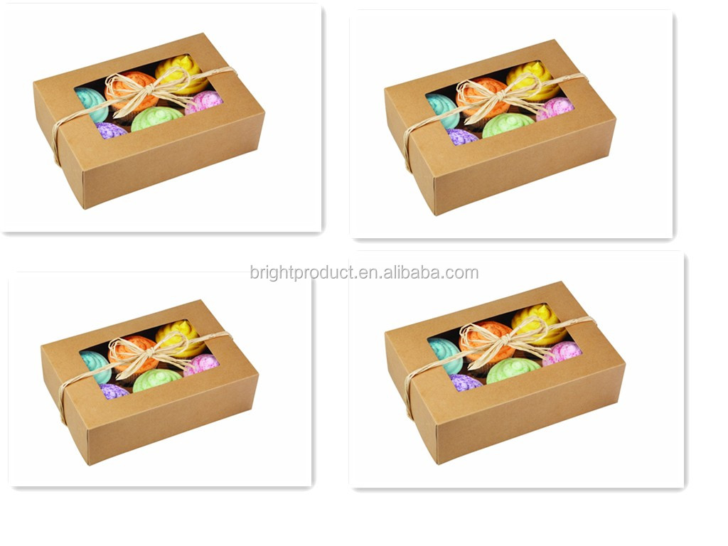 2 cake box design holds 6 standard cupcakes