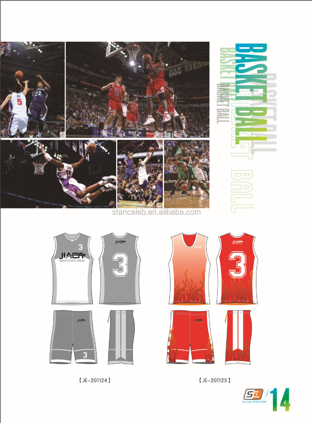 スタンcaleb卸売バスケットボールのジャージカスタムバスケットボールユニフォームデザイン問屋・仕入れ・卸・卸売り