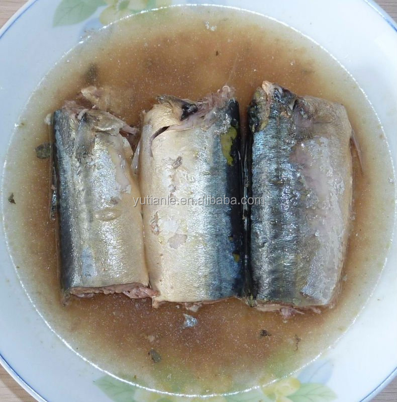 425g Canned Mackerel In Soya Oil