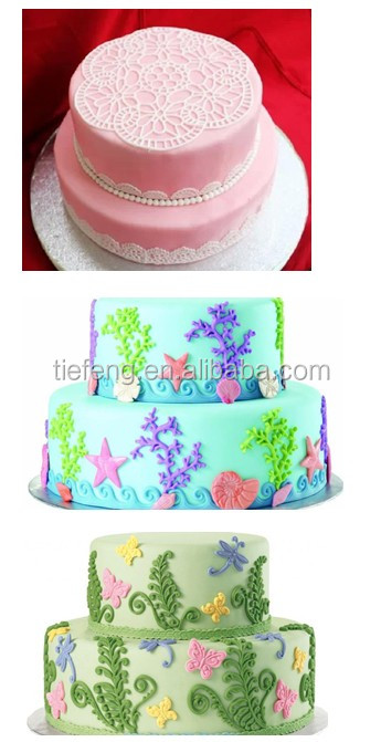 professional factory custom high quality 3d silicone molds for cake decorating