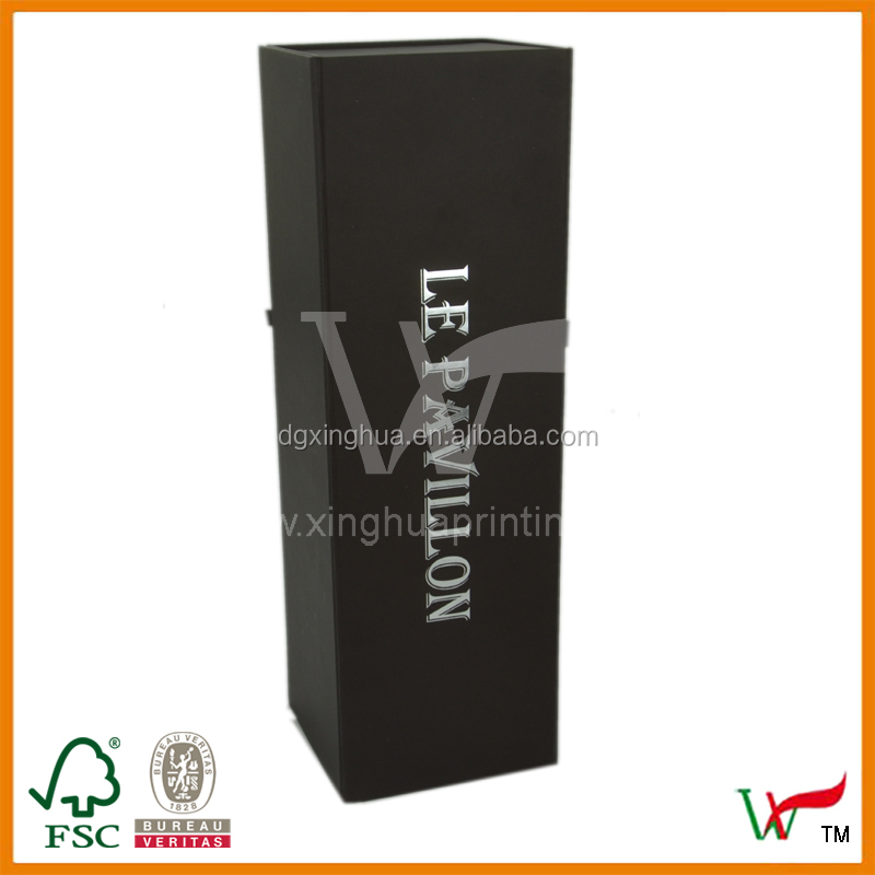 Wine box with magnet / sticker closure /SHIPPING FLAT