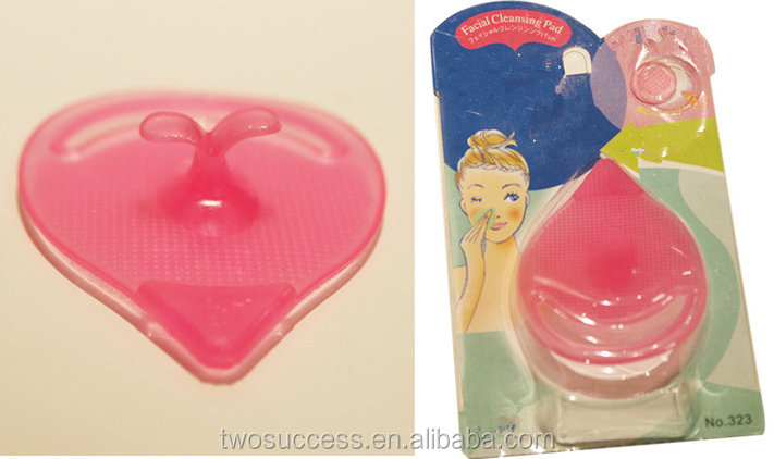 2016 High Quality soft Silicone Blackhead Remover Face Cleansing makeup Brush facial pads