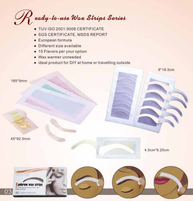 Eyebrow Shaper Eyebrow Shape Wax Strips Hair Removal Without