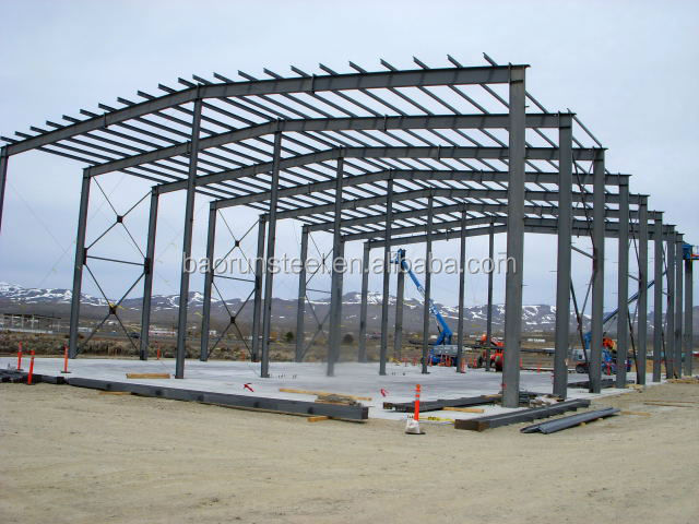 Metal Building Materials steel structure workshop/steel structure shed 