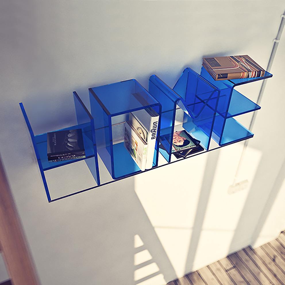 Wall Mounted Acrylic Book Shelf,Wall Letter Decor Shelf Buy Wall