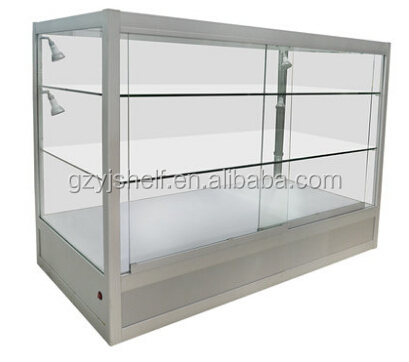 Arylic Wine Glass Rack Lockable Glass Display Cabinets Corner