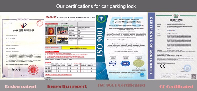 Certificated for car parking locks.jpg