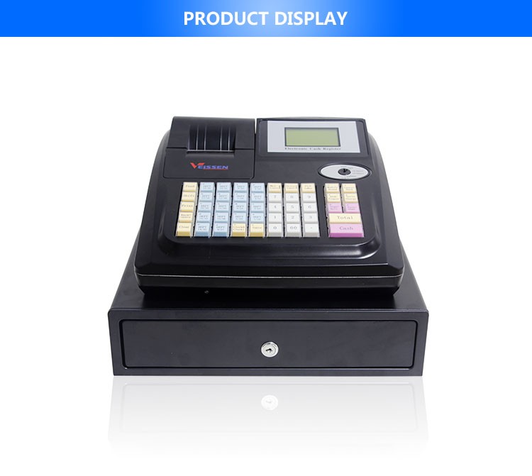 Best Selling 36 Departments Electronic Cashier Machine With Cash Drawer
