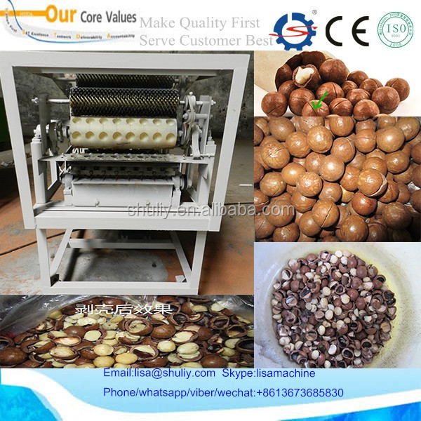 Macadamia Nut Cutting Machine Industrial Nuts Shell Opener Machine