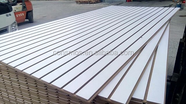 メラミン工場販売12mm/pvcslotwall、 スロットmdfパネル15mm/溝mdfボードマイナス/aluminiumslatwallインサート問屋・仕入れ・卸・卸売り