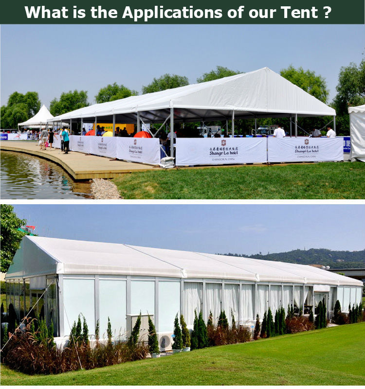 White Luxury Wedding Marquee Tent with Full Line Accessories