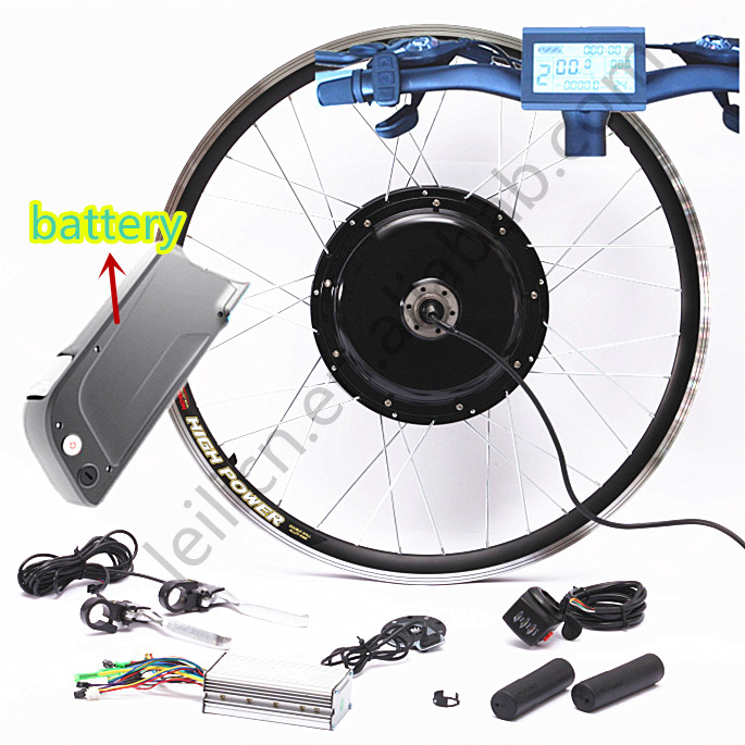 50kph speed 48v 1000w electric bike kit china with lithium battery pack