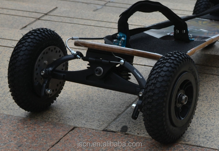 新しい2015mountainboard凧ボード持ち手竹デッキとブレーキ問屋・仕入れ・卸・卸売り