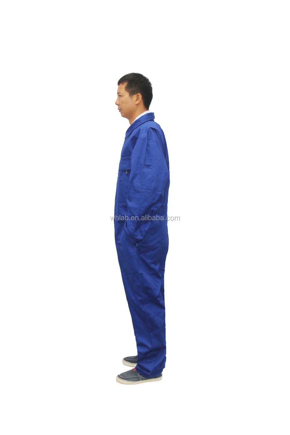 polyester cotton blue boiler suit