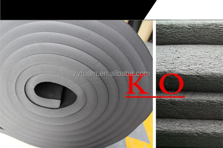 NBR/PVC rubber plastic foam heating insulation/waterproof rubber foam