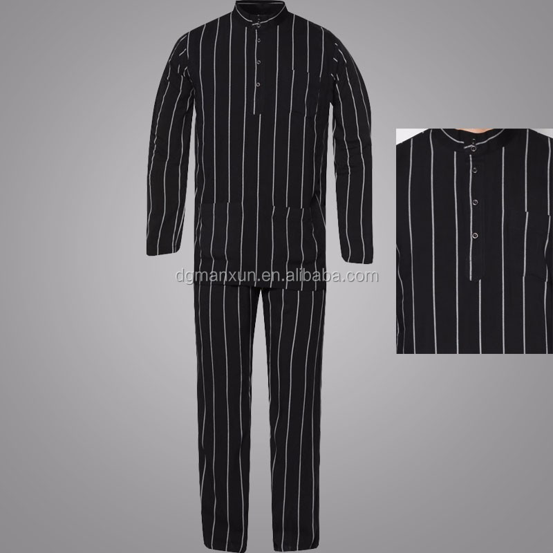 Wholesale Clothing Dubai Men Islamic Clothing Stand Collar Baju Melayu Regular Fit Jubba Photo (2).jpg